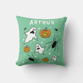 Personalisierte Halloween-Geister, Pumpkins und Sp Kissen