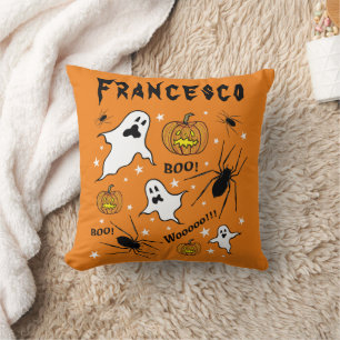 Personalisierte Halloween-Geister, Pumpkins und Sp Kissen