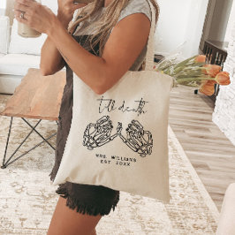 Personalisierte Halloween-Hochzeit bis Tote-Tasche Tragetasche