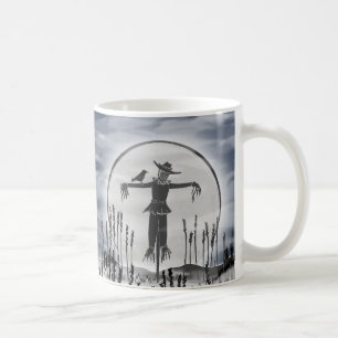 Personalisierte Halloween-Horror-Creepy-Scarecrow- Kaffeetasse