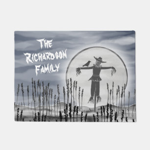 Personalisierte Halloween-Horror-Creepy-Skarecke Fußmatte