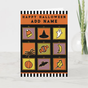 Personalisierte Halloween-Karte für Kinder Karte