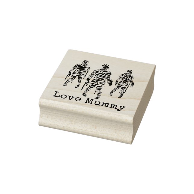 Personalisierte Halloween-Monsterkarten Gummistempel (Stempel)
