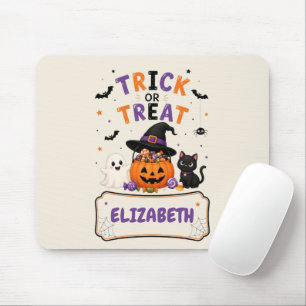 Personalisierte Halloween-Namens-Mauspad für Kinde Mousepad