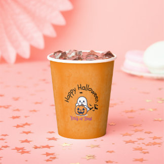 Personalisierte Halloween-Party-Papierbecher Pappbecher