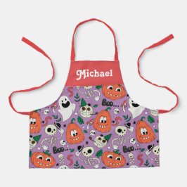 Personalisierte Halloween-Schürze für Kinder Schürze