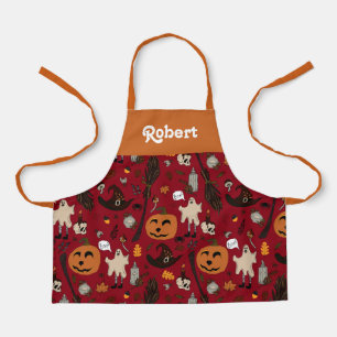 Personalisierte Halloween-Schürze für Kinder Schürze