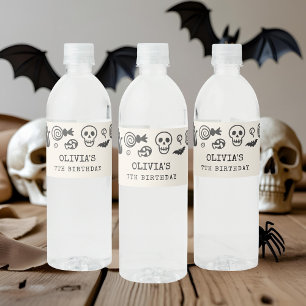 Personalisierte Halloween Skeleton & Ghost Geburts