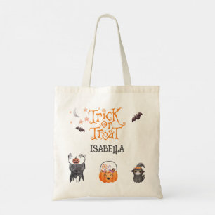 Personalisierte Halloween-Trick- oder Treat-Traget Tragetasche