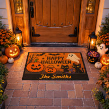 Personalisierte Halloween-Türmatte – Für Innen- un