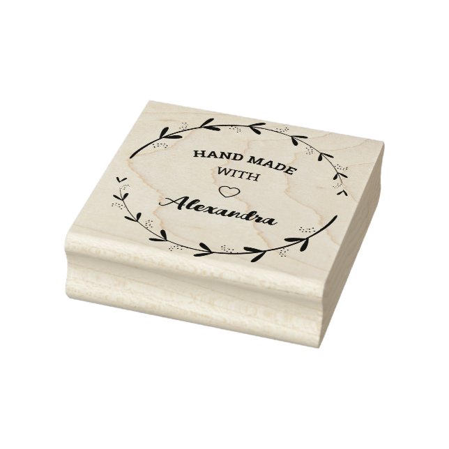 Personalisierte Hand aus Liebe-Kautschuk-Briefmark Gummistempel (Stempel)