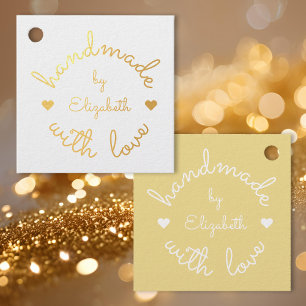 Personalisierte Handarbeit mit Liebe Kleine Untern Geschenkanhänger