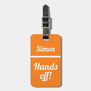 Personalisierte Hände aus Funny Luggage Tag Gepäckanhänger