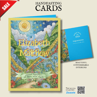 PERSONALISIERTE HANDFASTKARTE PAGAN-ZELLTIK KARTE
