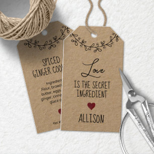 ❤️ Personalisierte handgeschriebene hausgemachte S Geschenkanhänger