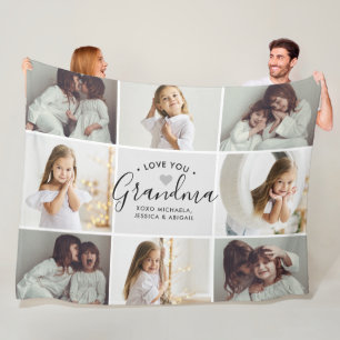 Personalisierte handgeschriebene Liebe Sie Oma 8-F Fleecedecke