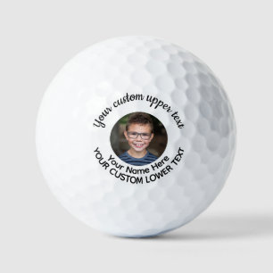 Personalisierte handgeschriebene Schriftart 3-Line Golfball
