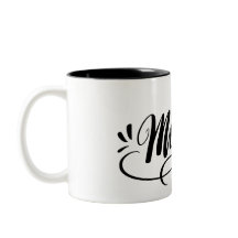 Personalisierte handgeschriebene Tasse mit dem Nam