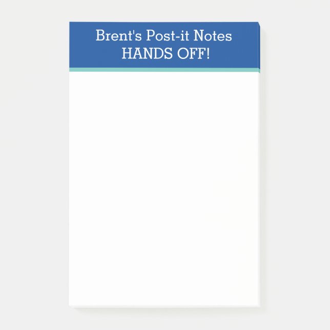 PERSONALISIERTE HANDS AUS POST-IT-HINWEISEN POST-IT KLEBEZETTEL (Vorderseite)
