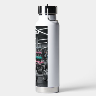Personalisierte Hanteln Trinkflasche