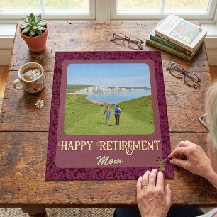 Personalisierte Happy Retirement Geschenke für Mam