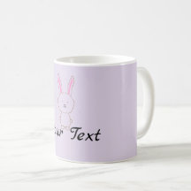 Personalisierte Häschen-Tasse