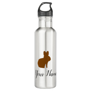Personalisierte Häschen-Wasser-Flasche Edelstahlflasche