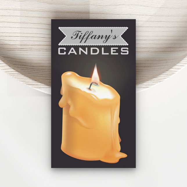 Personalisierte, hausgemachte Kerzen | Handgeferti Visitenkarte (Von Creator hochgeladen)