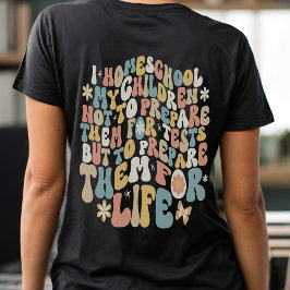 Personalisierte, hausgemachte Retro-Textfarben T-Shirt