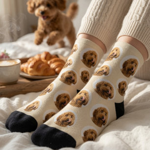 Personalisierte Haustier-Gesichtssocken Benutzer Socken