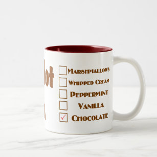 Personalisierte heiße Kakao-Tassen für Mamma Zweifarbige Tasse