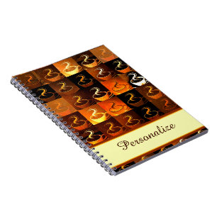 Personalisierte Herbst-Kaffeetassen Notizblock
