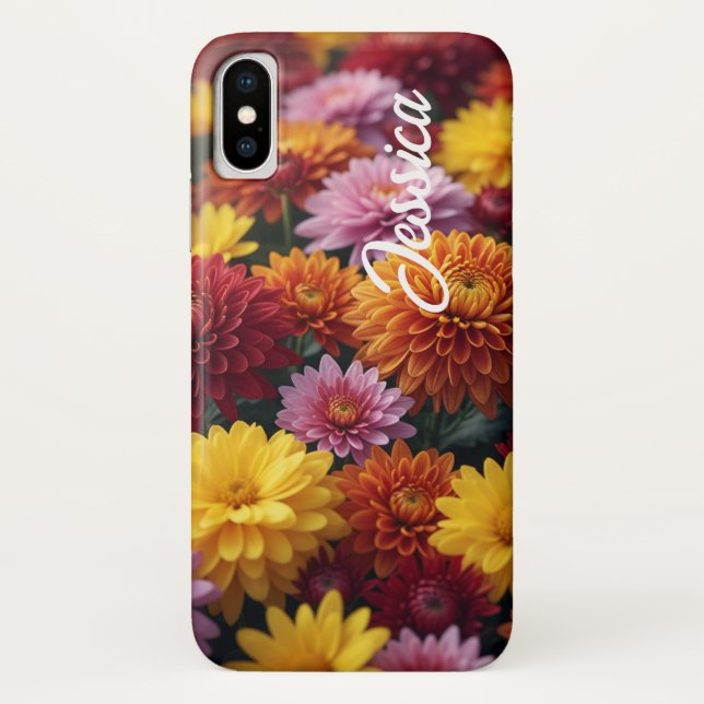 Personalisierte Herbstblüten – Kaum vorhanden Case-Mate iPhone Hülle (Rückseite)