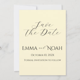 Personalisierte Herbstblüten-Save-the-Date-Karte Save The Date
