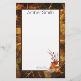 Personalisierte Herbsternte Briefpapier