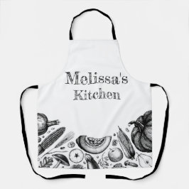 Personalisierte Herbsternte Schürze