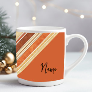 Personalisierte Herbstfarben Kaffeetasse