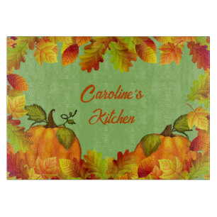 Personalisierte Herbstsaison Schneidebrett