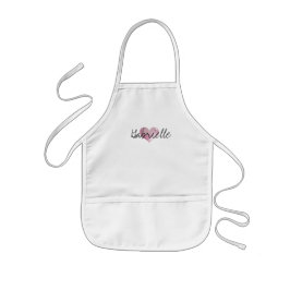 PERSONALISIERTE HERZ-Schürze Kinderschürze