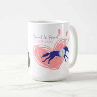 Personalisierte Herz-zu-Herz-, Seele-zu-Seele-Heil Kaffeetasse