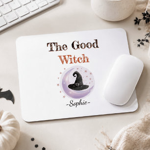 Personalisierte Hexe Halloween Mousepad