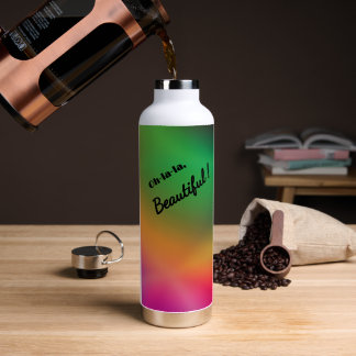 Personalisierte Himbeer-Melone Trinkflasche