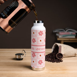 Personalisierte hintere Blume Trinkflasche