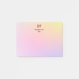 personalisierte Hinweise nach dem IT-System Post-it Klebezettel