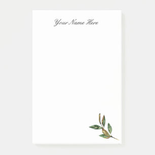 Personalisierte Hinweise nach der Anwendung Post-it Klebezettel