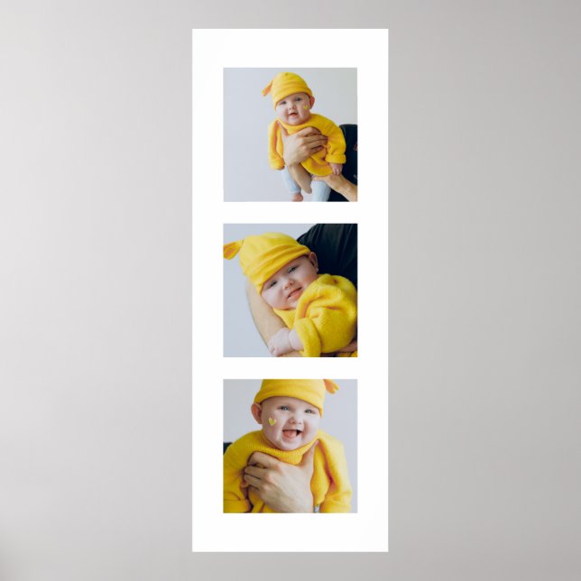 Personalisierte Hinzufügen von 3 Fotografien nach  Poster (Vorne)