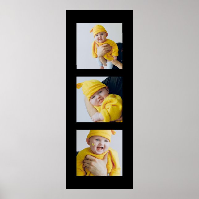 Personalisierte Hinzufügen von 3 Fotografien nach  Poster (Vorne)