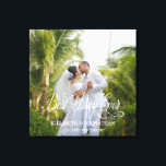 Personalisierte Hochzeit am besten Tag Leinwanddruck<br><div class="desc">Modernes und elegantes Design bedruckt Best Day Ever Personalisiert Wedding Canvas Print,  das mit Ihrem Text angepasst werden kann. Karo im Grafikdesign-Store für andere Produkte,  die diesem Design entsprechen!</div>