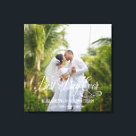 Personalisierte Hochzeit am besten Tag Leinwanddruck<br><div class="desc">Modernes und elegantes Design bedruckt Best Day Ever Personalisiert Wedding Canvas Print,  das mit Ihrem Text angepasst werden kann. Karo im Grafikdesign-Store für andere Produkte,  die diesem Design entsprechen!</div>