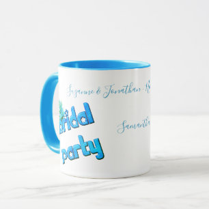Personalisierte Hochzeit Brautparty Süß  Tasse